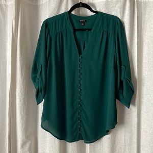 Three quarter length torrid blouse.  Size xl